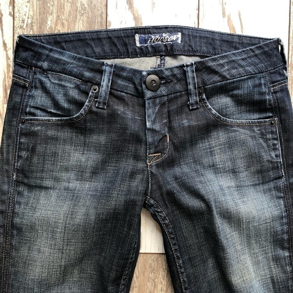 HUDSON Reilly five pocket flare jeans size 2 Short - Picture 5 of 8
